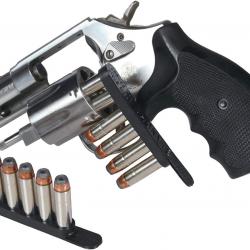 Lot de 2 speed loader pour revolver de calibre .38 .357 - LIVRAISON GRATUITE