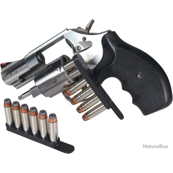 Lot de 2 speed loader pour revolver de calibre .38 .357 - LIVRAISON GRATUITE