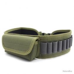 Ceinture porte-cartouches calibre 12 avec pochette calibres rayés - LIVRAISON GRATUITE
