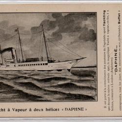 CPA - Marine - Vacht a Vapeur a deux  hélices " DAPHNÉ " N°1110
