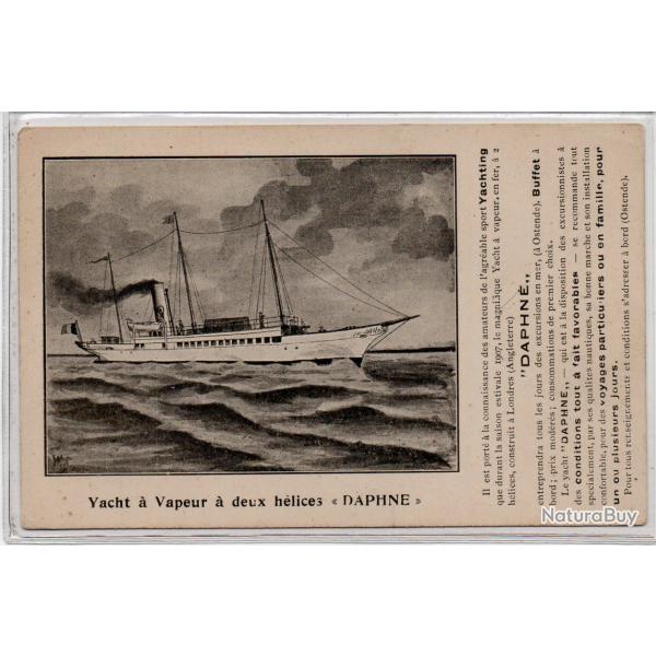 CPA - Marine - Vacht a Vapeur a deux  hlices " DAPHN " N1110