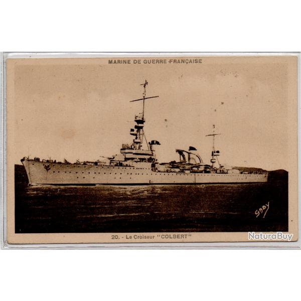 CPA - Marine de Guerre  -  Le Croiseur " COLBERT "   N1112