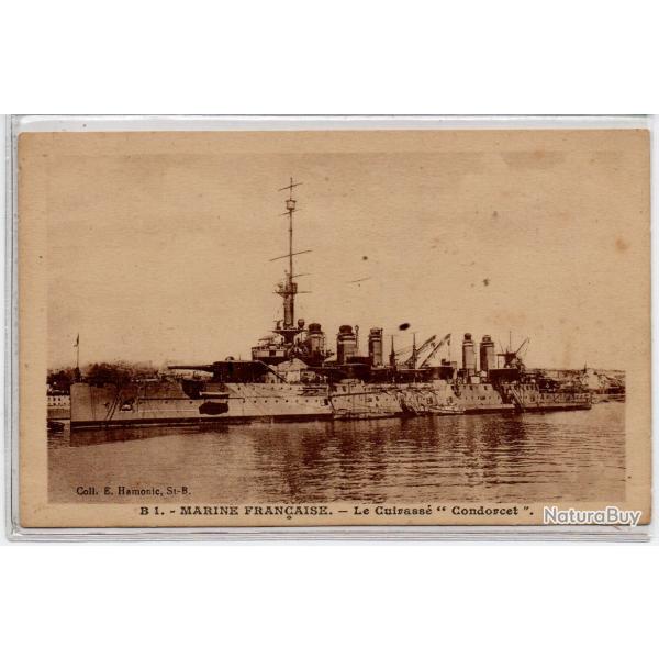 CPA - Marine de Guerre  - Le Cuirasse  " Condorcet " N1113