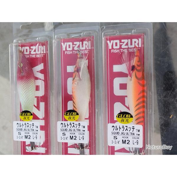 Leurres calamars seiches yosuri
