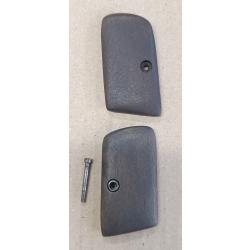 plaquettes + vis  petit pistolet 6.35mm style browning, unique... (2178)