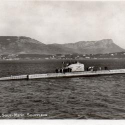 CPA - Marine de Guerre  - Sous - Marin    " SOUFFLEUR "N°1117