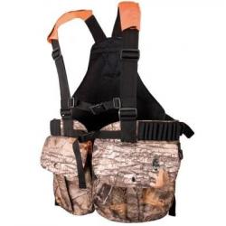 Gilet harnais multipoches enfant camouflage bois SOMLYS