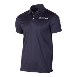 Polo Manches Courtes Homme Browning Ultra Sport - Bleu M Bleu