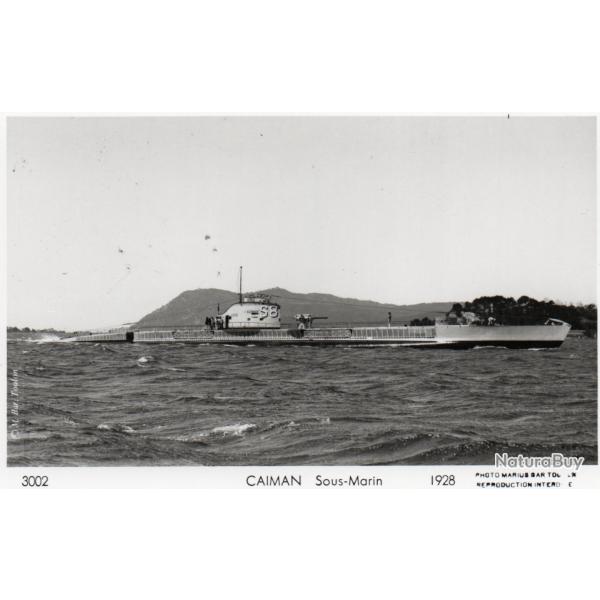 CPA - Marine de Guerre - Sous - Marin  " CAIMAN " 1928 N1121