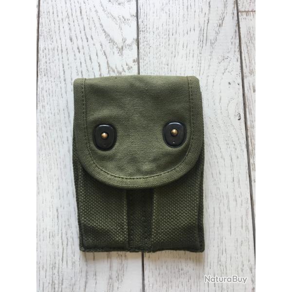 Porte chargeurs en toile C45 modle 1911 teint OD neuf