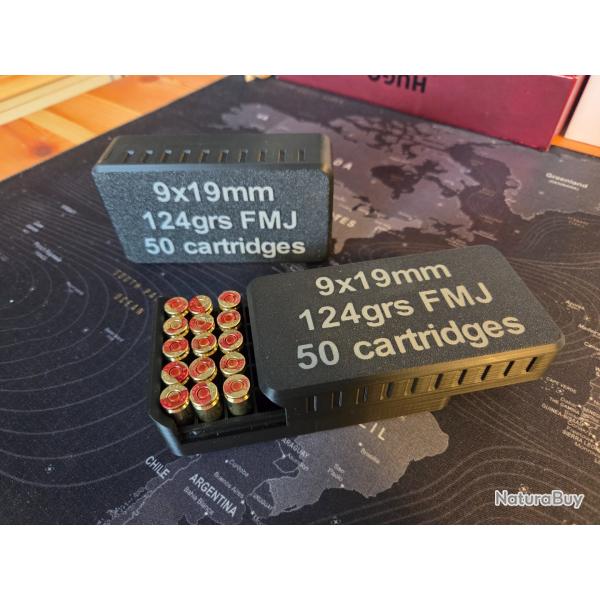 Bote pour munitions 9mm