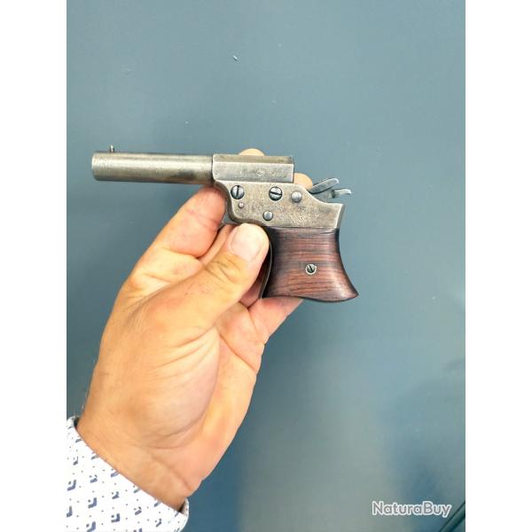 PISTOLET  UN COUP REMINGTON. CAL: 41RF. BREVET 1861.