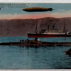 CPA - Marine de Guerre - Le Sous-Marin " ANDROMAQUE " N°1125