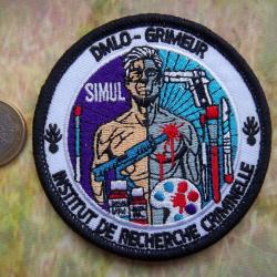écusson militaire Département Médecine Légale et Odontologie (DMLO) gendarmerie