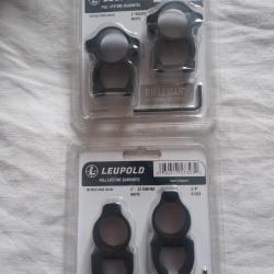 Lot anneaux Leupold