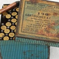 Rare boîte manufacture française cartouches 6mm extra long pour Buffalo