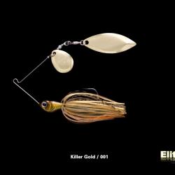 Spinnerbait Elitelure CFS Colorado Willow 10g 10g 01 - Killer gold