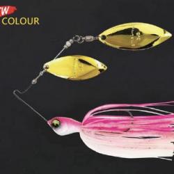 Spinnerbait Elitelure CFS Double Willow 14g 14g 11 - Pink pearl