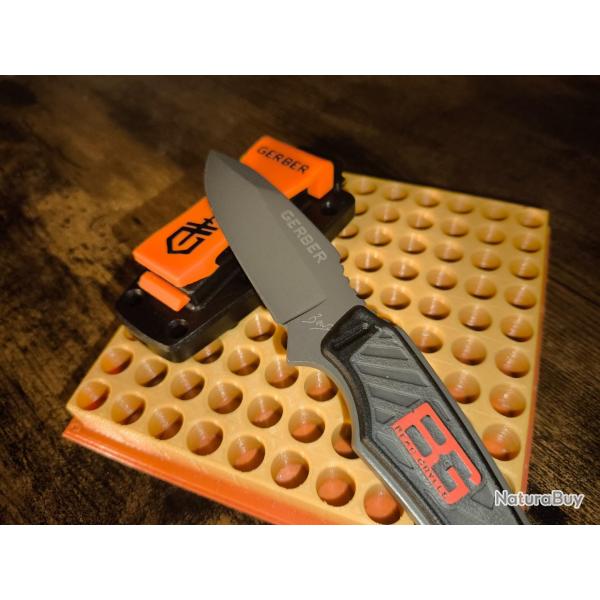 Couteau fixe destination "survie" du clbre Bear Grylls
