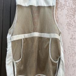 gilet de tir ball-trap Beretta vintage 100% Mesh couleur crème en très bon état taille XL