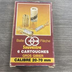 Balles sauvestre calibre 20/70