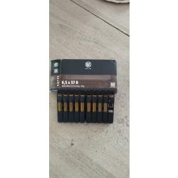 Lot de 9 balles 6.5x57R   RWS 8.2g 127gr .