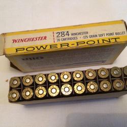 Boîte de 20 balles WINCHESTER 284 power- point 125 GR