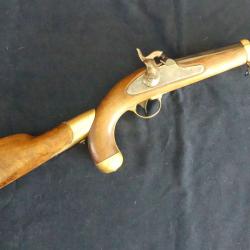 Pistolet carabine Springfield modèle 1855
