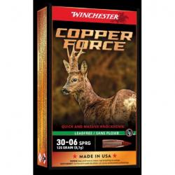 LOT DE 40 BALLES WINCHESTER COPPER FORCE LEAD CAL 30 06 125GR