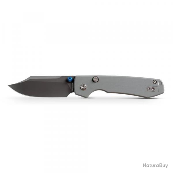 Couteau Vosteed Raccoon Top Liner Lock Lame Acier 14C28N Manche G10 Gray IKBS VOSA2918