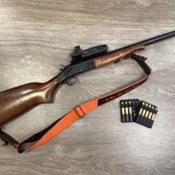 Harrington & Richardson SB2 ultra cal. 35 whelen et bushnell holo sight