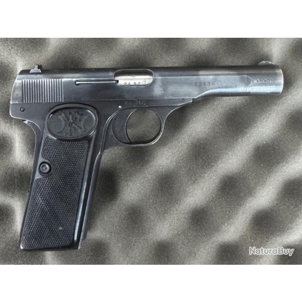 PISTOLET BROWNING 1910/22 FN HERSTAL - CAL 7.65 - MARQUAGE WAFFENAMT "WaA140"