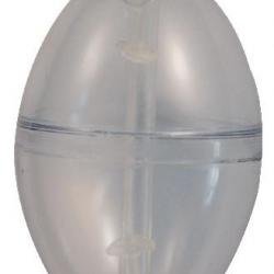 BULDO OVALE REGLABLE TRANSPARENT 8GR 23MM PAR 1