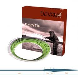 SOIE DEVAUX FLYRIV TTP BLANC-VERT FLUO FLOTTANTE 5F