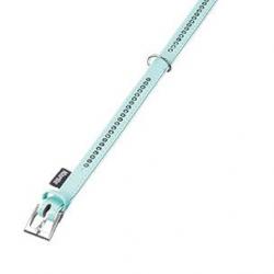 COLLIER ART LEATHER PLUS 14MM 27CM BLEU CIEL, MT.CARLO