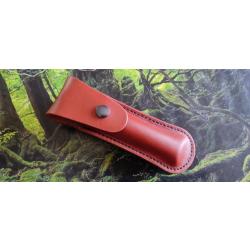 Étui en cuir pour Opinel N°12 FABRICATION ARTISANALE.