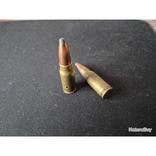 2 munitions neutralis 7,62 FN Courte