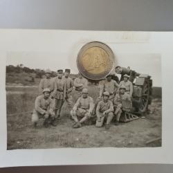 Photo artillerie 14 18 canon système De Bange