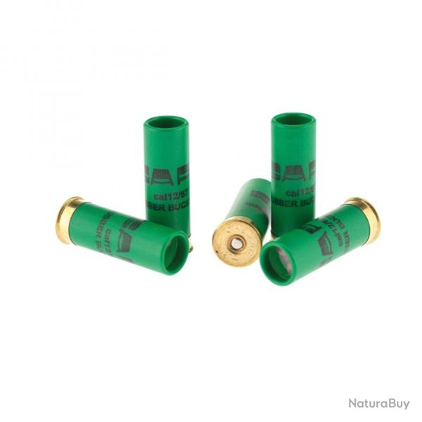 Cartouches de chevrotines caoutchouc 12grains Cal: 16/67 Buckshot SAPL