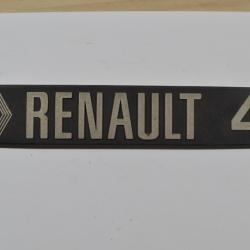 Logo monogramme pour Véhicule Voiture Logo / Sigle Hayon Voiture Ancienne Renault 4  (24)