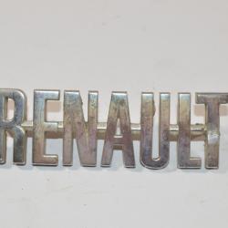 Insigne / Logo de véhicule Ancien Voiture Renault Français  Monogramme 9 cm (24)