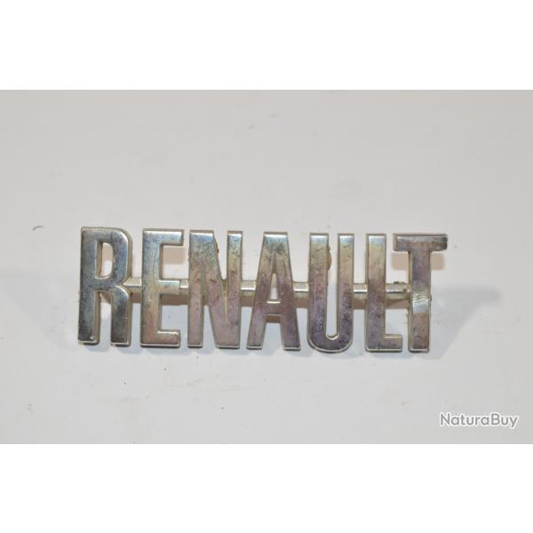 Insigne / Logo de vhicule Ancien Voiture Renault Franais  Monogramme 9 cm (24)