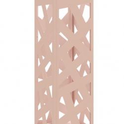 Porte-parapluie rose 15,5 x 15,5 x 49 cm acier rangement decoration interieur design