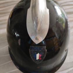 Casque de police ancien années 60