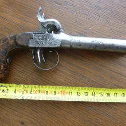 Pistolet a percussion poudre noir