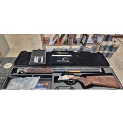 Fusil superposé Browning 825 sporter crosse Adjustable cal 12/76 can 76 cm