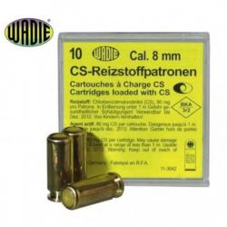 Balle de défence Wadie Cs à gaz - Par 10 - Cal. 8 mm Default Title
