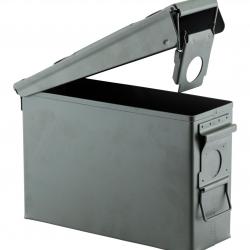 Caisse à Munitions FOT Métal - Olive / 26.5x09x17 cm
