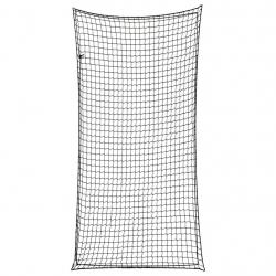 Filet pour remorque avec corde élastique noir 7x3,5 m PP