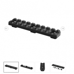 Rail aluminium CLAWGEAR M-LOK 9 Slots